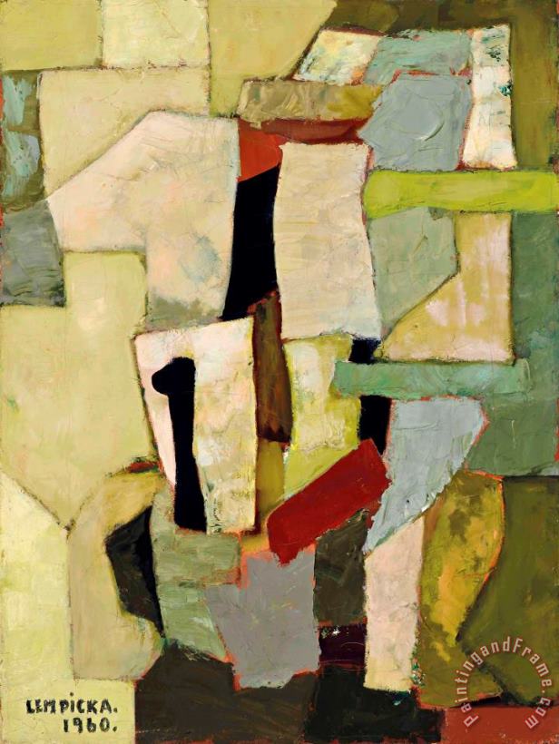 Composition Abstraite, 1960 painting - tamara de lempicka Composition Abstraite, 1960 Art Print