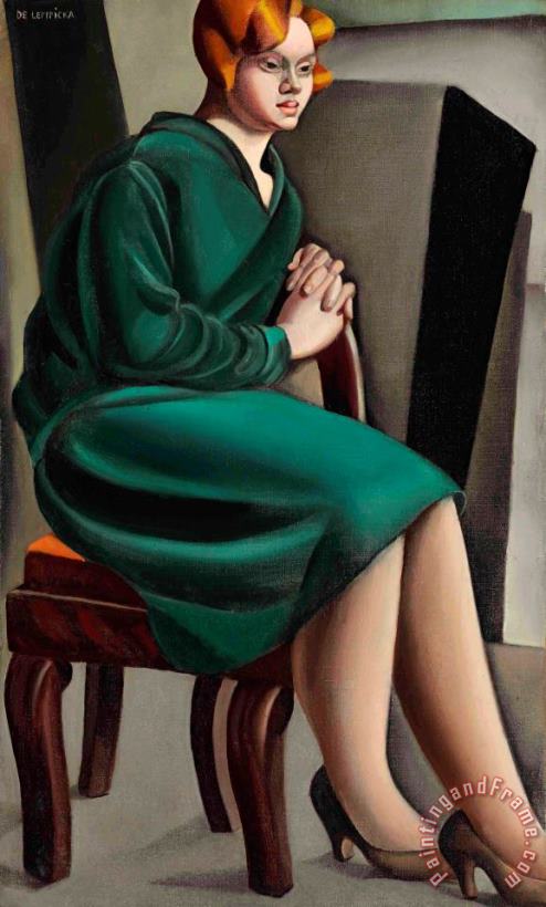 tamara de lempicka Femme Assise, 1925 Art Painting