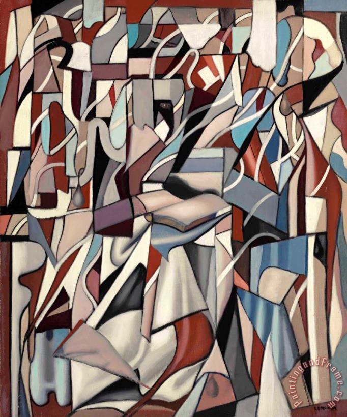 tamara de lempicka La Liseuse III, 1956 Art Painting
