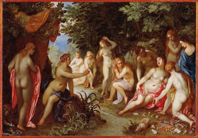 Diana And Callisto painting - the elder and Hendrick van Balen Jan Brueghel Diana And Callisto Art Print
