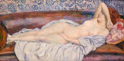 Theo van Rysselberghe Reclining Nude