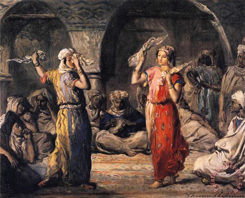 Theodore Chasseriau Moorish Dancers Art Painting