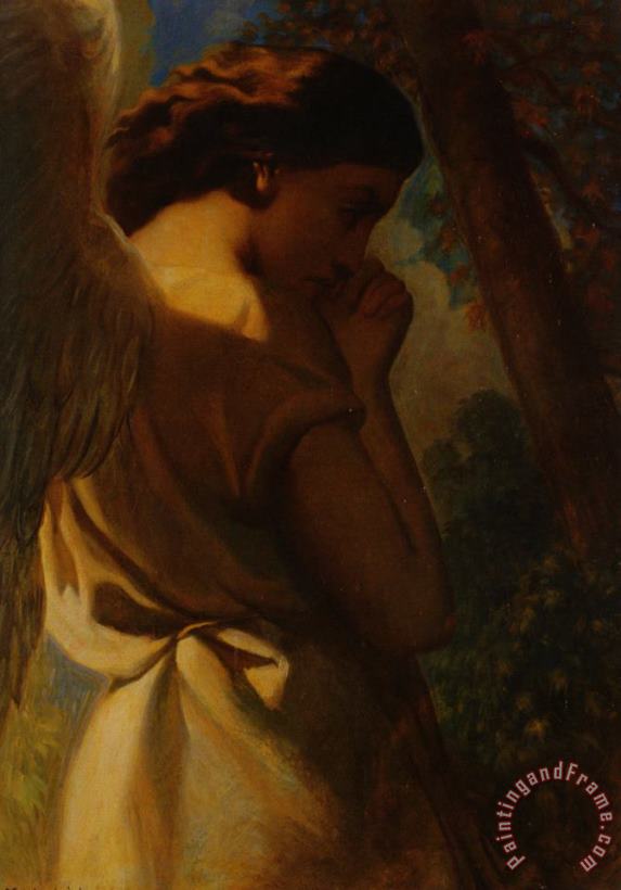 Theodore Chasseriau The Angel Art Painting