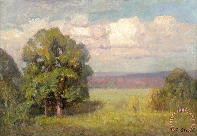 Theodore Clement Steele Mellowing Year (the Big Oak) Art Painting