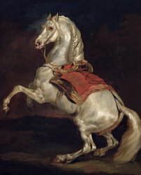 Theodore Gericault Napoleon's Stallion Tamerlan
