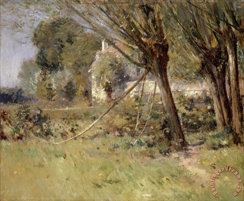 Willows painting - Theodore Robinson Willows Art Print