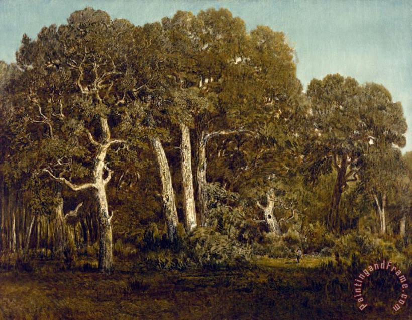 The Great Oaks of Old Bas BrŽeau painting - Theodore Rousseau The Great Oaks of Old Bas BrŽeau Art Print