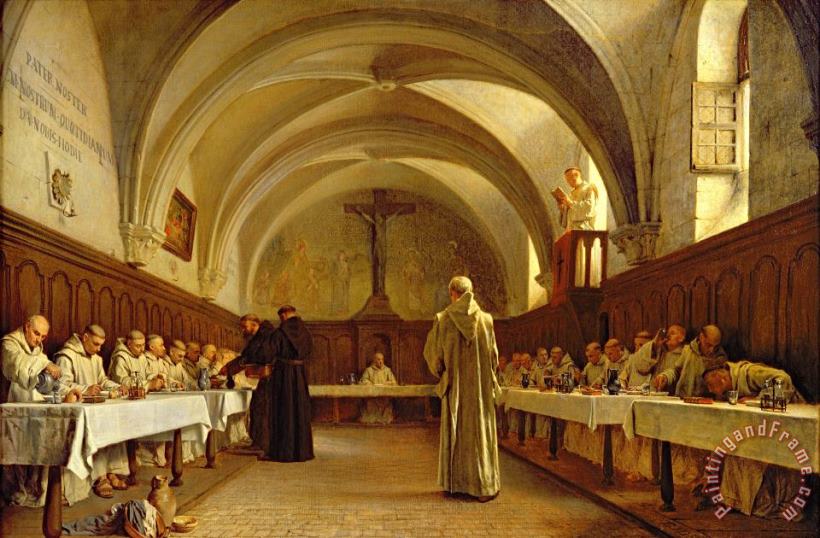 Theophile Gide The Refectory Art Painting
