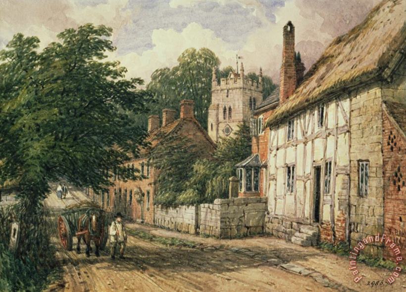 Cubbington in Warwickshire painting - Thomas Baker Cubbington in Warwickshire Art Print