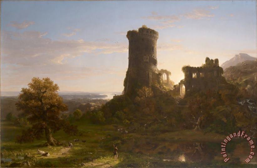 Thomas Cole The Present Art Painting