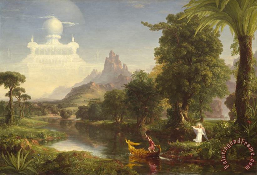 The Voyage of Life: Youth painting - Thomas Cole The Voyage of Life: Youth Art Print