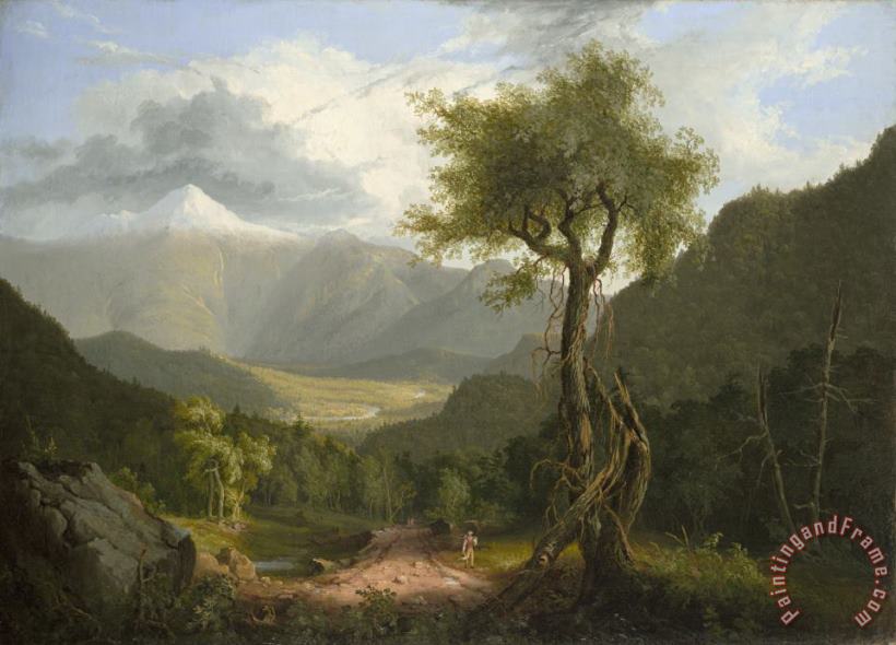 View in The White Mountains painting - Thomas Cole View in The White Mountains Art Print