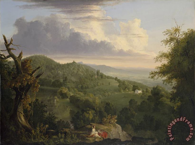 Thomas Cole View of Monte Video, The Seat of Daniel Wadsworth Art Print