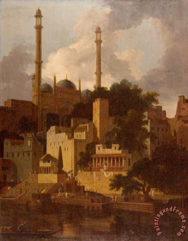 Thomas Daniell Aurangzeb's Mosque Art Painting