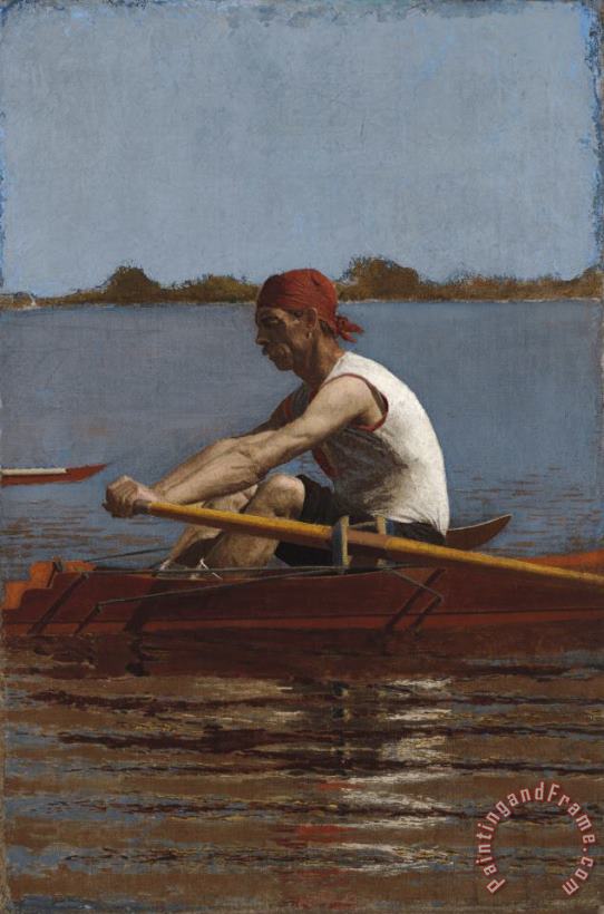 Thomas Eakins John Biglin in a Single Scull Art Painting