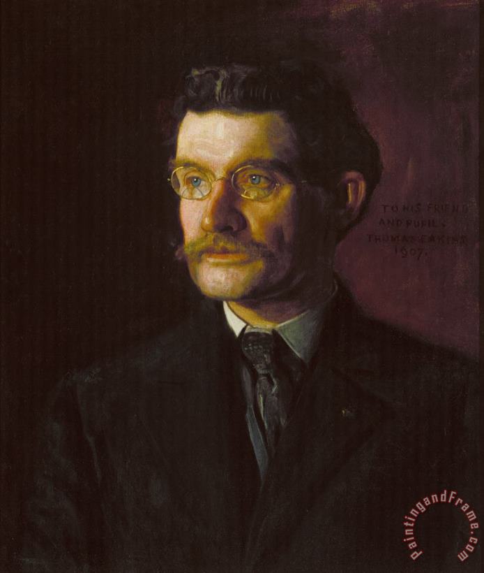Portrait of Thomas J. Eagan painting - Thomas Eakins Portrait of Thomas J. Eagan Art Print