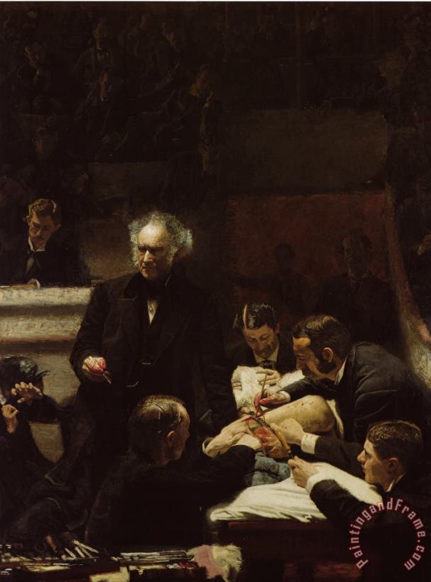 The Gross Clinic painting - Thomas Eakins The Gross Clinic Art Print