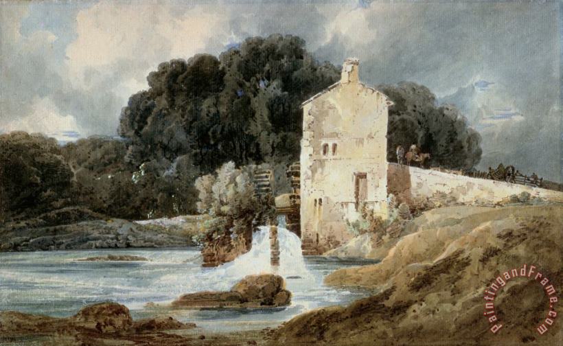 Thomas Girtin The Abbey Mill - Knaresborough Art Painting
