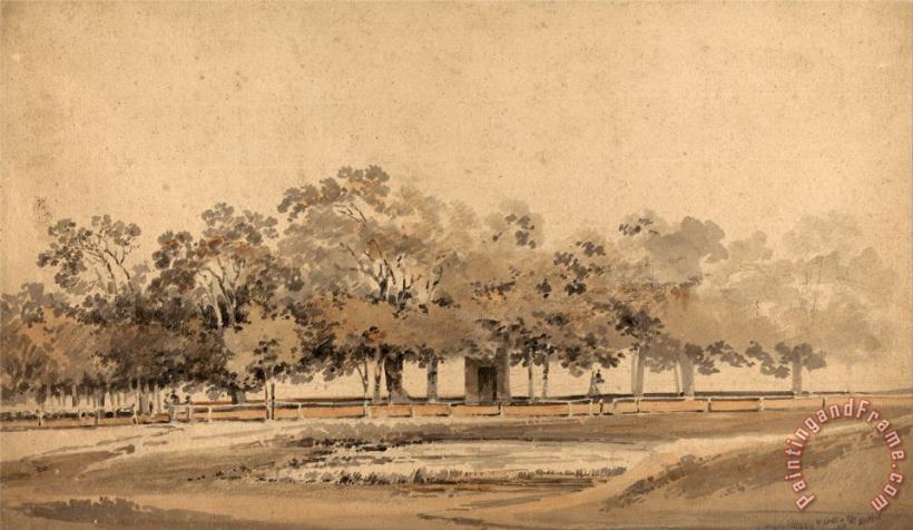 Thomas Girtin Trees in Hyde Park, London Art Painting