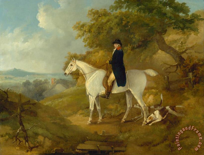 Thomas Hand George Morland on His Hunter Art Painting