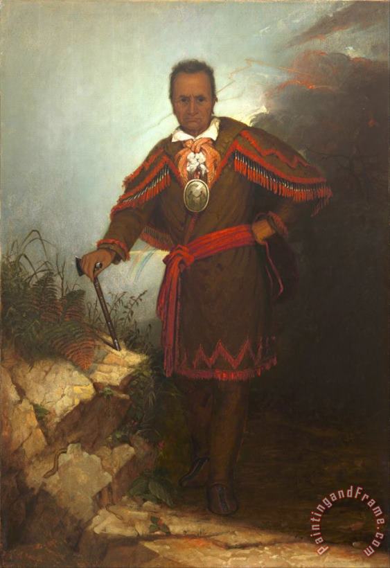 Thomas Hicks Red Jacket (sagoyewatha) Art Print