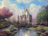 A New Day at The Cinderella Castle by Thomas Kinkade