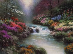 Thomas Kinkade Beside Still Waters