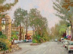 Thomas Kinkade Carmel, Ocean Avenue Ii