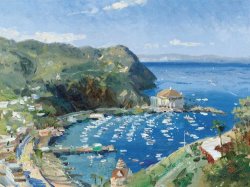 Thomas Kinkade Catalina, View From Mt. Ada