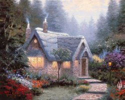 Thomas Kinkade Cedar Nook Cottage
