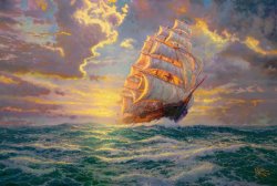 Thomas Kinkade Courageous Voyage