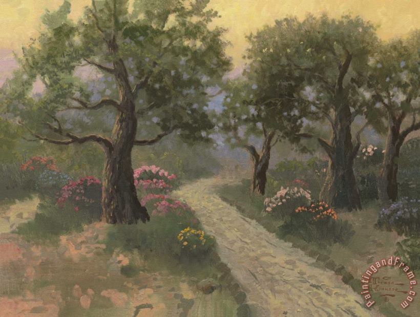 Garden of Gethsemane painting - Thomas Kinkade Garden of Gethsemane Art Print