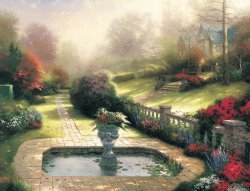 Thomas Kinkade Gardens Beyond Autumn Gate