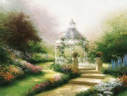 Thomas Kinkade Hidden Gazebo