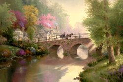 Thomas Kinkade Hometown Bridge