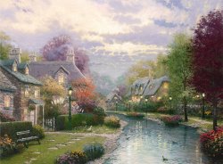 Thomas Kinkade Lamplight Brooke