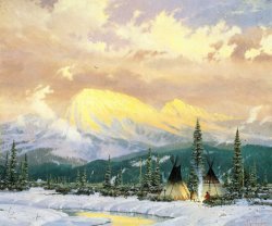Thomas Kinkade Lingering Dusk