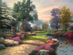 Thomas Kinkade Living Waters - Golfer's Paradise, Hole One