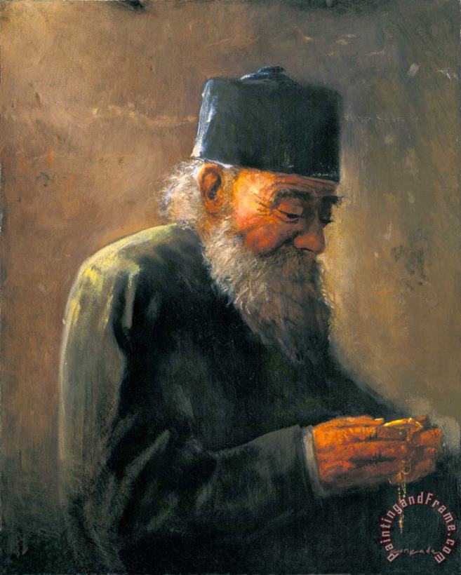 Thomas Kinkade Old Watchmaker Art Painting