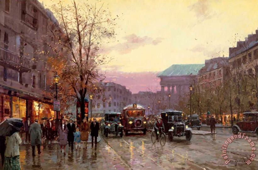 Thomas Kinkade Paris Twilight Art Painting