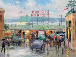Thomas Kinkade Pike Place Market