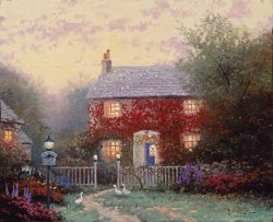 Thomas Kinkade Pye Corner Cottage