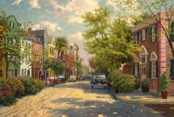 Thomas Kinkade Rainbow Row, Charleston