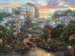 Thomas Kinkade San Francisco, Lombard Street II