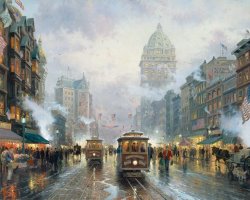Thomas Kinkade San Francisco, Market Street