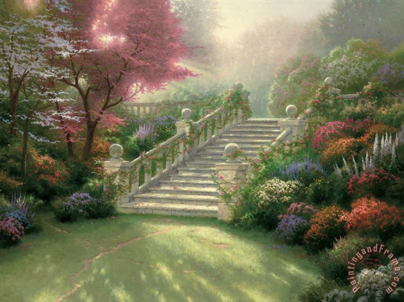 Thomas Kinkade Stairway to Paradise Art Print