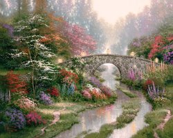Thomas Kinkade Stillwater Bridge