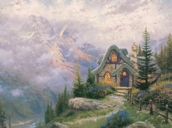 Thomas Kinkade Sweetheart Cottage Iii