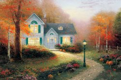 Thomas Kinkade The Blessings of Autumn