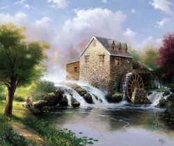 Thomas Kinkade The Blessings of Summer